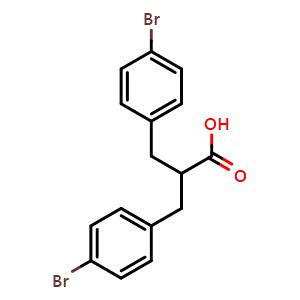 2-(4-bromobenzyl)-3-(4-bromophenyl)propanoic acid