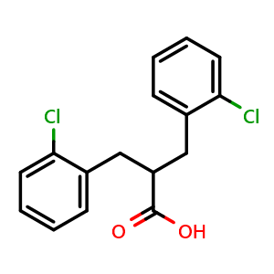2-(2-chlorobenzyl)-3-(2-chlorophenyl)propanoic acid
