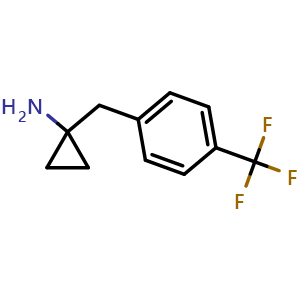 1-(4-(trifluoromethyl)benzyl)cyclopropan-1-amine