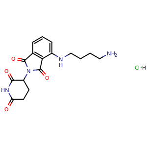 4-((4-aminobutyl)amino)-2-(2,6-dioxopiperidin-3-yl)isoindoline-1,3-dione hydrochloride
