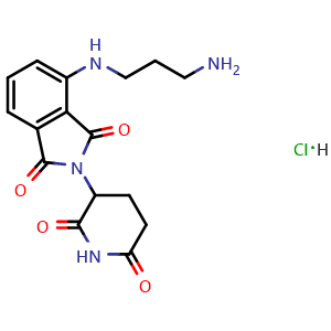 4-((3-aminopropyl)amino)-2-(2,6-dioxopiperidin-3-yl)isoindoline-1,3-dione hydrochloride