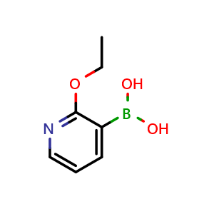 Chemical structure of (2-ethoxypyridin-3-yl)boronic acid , CAS 854373-97-0, AChemBlock Q66307