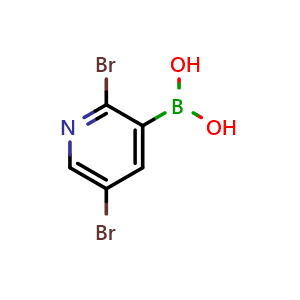 (2,5-dibromopyridin-3-yl)boronic acid