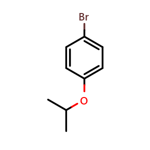 Chemical structure of 1-bromo-4-isopropoxybenzene , CAS 6967-88-0, AChemBlock Q66408