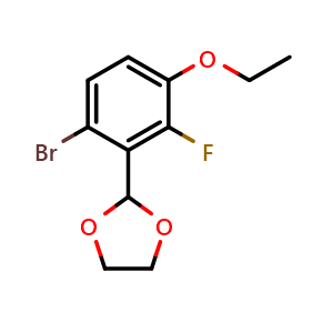 2-(6-bromo-3-ethoxy-2-fluorophenyl)-1,3-dioxolane