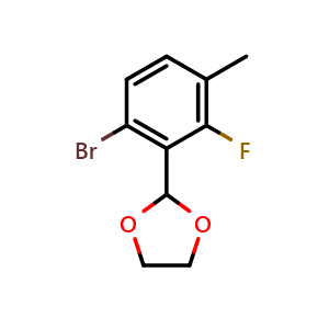2-(6-bromo-2-fluoro-3-methylphenyl)-1,3-dioxolane