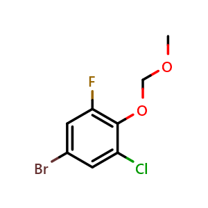 5-bromo-1-chloro-3-fluoro-2-(methoxymethoxy)benzene
