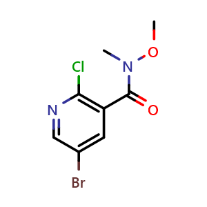 5-bromo-2-chloro-N-methoxy-N-methylnicotinamide