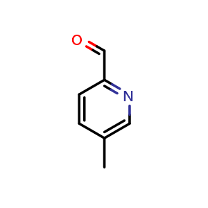 Chemical structure of 5-methylpicolinaldehyde , CAS 4985-92-6, AChemBlock Q67276