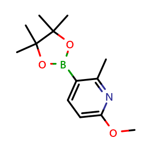 6-methoxy-2-methyl-3-(4,4,5,5-tetramethyl-1,3,2-dioxaborolan-2-yl)pyridine