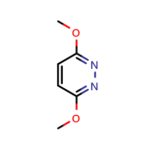 Chemical structure of 3,6-dimethoxypyridazine , CAS 4603-59-2, AChemBlock Q67359