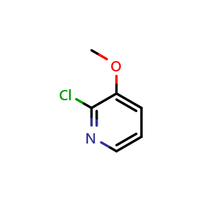 Chemical structure of 2-chloro-3-methoxypyridine , CAS 52605-96-6, AChemBlock Q67413