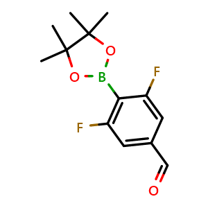 3,5-difluoro-4-(4,4,5,5-tetramethyl-1,3,2-dioxaborolan-2-yl)benzaldehyde