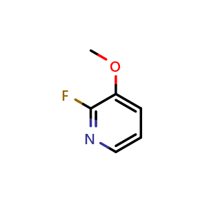 Chemical structure of 2-fluoro-3-methoxypyridine , CAS 163234-74-0, AChemBlock Q67464