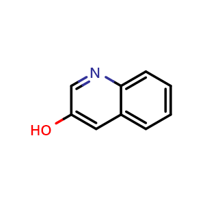 Chemical structure of quinolin-3-ol , CAS 580-18-7, AChemBlock Q67519