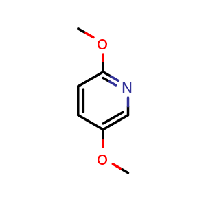 Chemical structure of 2,5-dimethoxypyridine , CAS 867267-24-1, AChemBlock Q67646