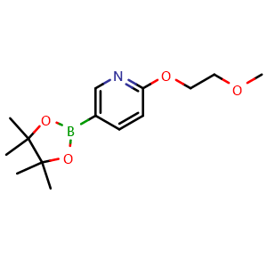 2-(2-methoxyethoxy)-5-(4,4,5,5-tetramethyl-1,3,2-dioxaborolan-2-yl)pyridine