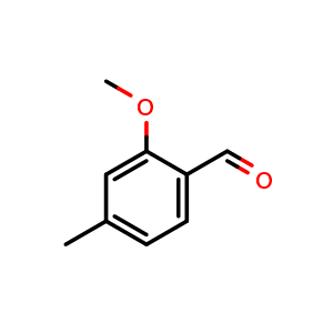 Chemical structure of 2-methoxy-4-methylbenzaldehyde , CAS 57415-35-7, AChemBlock Q67836