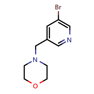 4-((5-bromopyridin-3-yl)methyl)morpholine