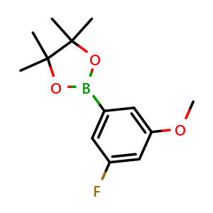 2-(3-fluoro-5-methoxyphenyl)-4,4,5,5-tetramethyl-1,3,2-dioxaborolane