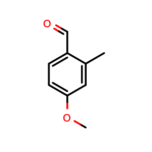 Chemical structure of 4-methoxy-2-methylbenzaldehyde , CAS 52289-54-0, AChemBlock Q67923