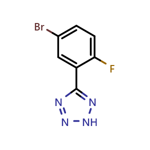 5-(5-bromo-2-fluorophenyl)-2H-tetrazole