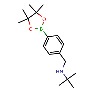 2-methyl-N-(4-(4,4,5,5-tetramethyl-1,3,2-dioxaborolan-2-yl)benzyl)propan-2-amine