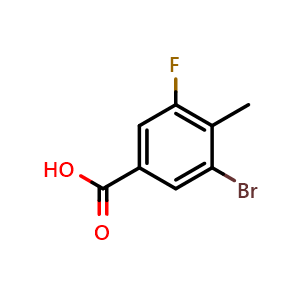 3-bromo-5-fluoro-4-methylbenzoic acid