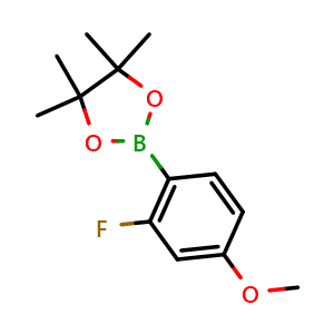 2-(2-fluoro-4-methoxyphenyl)-4,4,5,5-tetramethyl-1,3,2-dioxaborolane