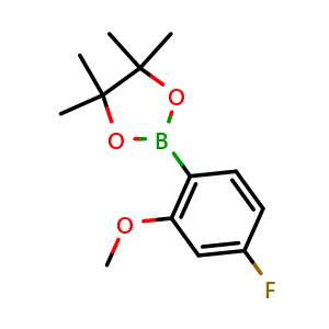 2-(4-fluoro-2-methoxyphenyl)-4,4,5,5-tetramethyl-1,3,2-dioxaborolane