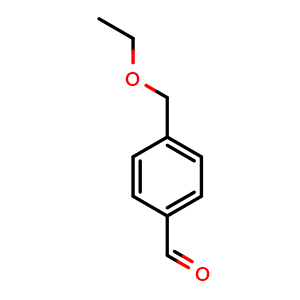 Chemical structure of 4-(ethoxymethyl)benzaldehyde , CAS 95068-23-8, AChemBlock Q68273
