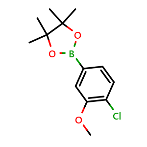 2-(4-chloro-3-methoxyphenyl)-4,4,5,5-tetramethyl-1,3,2-dioxaborolane