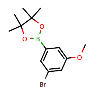 2-(3-bromo-5-methoxyphenyl)-4,4,5,5-tetramethyl-1,3,2-dioxaborolane