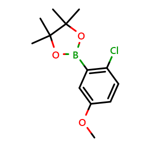 2-(2-chloro-5-methoxyphenyl)-4,4,5,5-tetramethyl-1,3,2-dioxaborolane