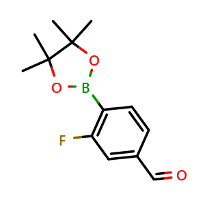 3-fluoro-4-(4,4,5,5-tetramethyl-1,3,2-dioxaborolan-2-yl)benzaldehyde