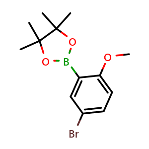 2-(5-bromo-2-methoxyphenyl)-4,4,5,5-tetramethyl-1,3,2-dioxaborolane