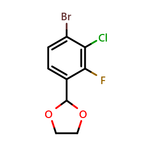 2-(4-bromo-3-chloro-2-fluorophenyl)-1,3-dioxolane