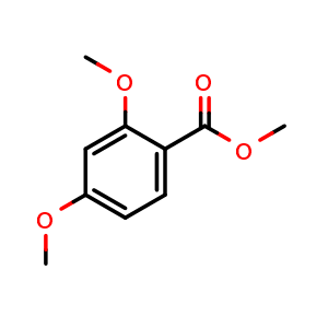 Chemical structure of Methyl 2,4-dimethoxybenzoate , CAS 2150-41-6, AChemBlock Q68374
