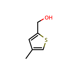 Chemical structure of (4-methylthiophen-2-yl)methanol , CAS 74395-18-9, AChemBlock Q68378