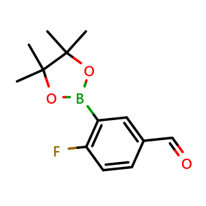 4-fluoro-3-(4,4,5,5-tetramethyl-1,3,2-dioxaborolan-2-yl)benzaldehyde