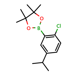 2-(2-chloro-5-isopropylphenyl)-4,4,5,5-tetramethyl-1,3,2-dioxaborolane