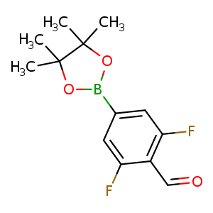 2,6-difluoro-4-(4,4,5,5-tetramethyl-1,3,2-dioxaborolan-2-yl)benzaldehyde