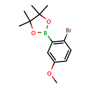 2-(2-bromo-5-methoxyphenyl)-4,4,5,5-tetramethyl-1,3,2-dioxaborolane