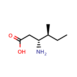 (3R,4S)-3-amino-4-methylhexanoic acid