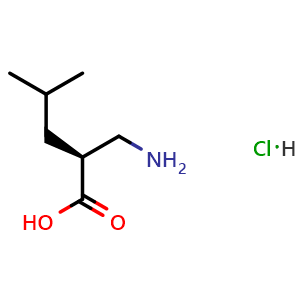 (S)-2-(aminomethyl)-4-methylpentanoic acid hydrochloride