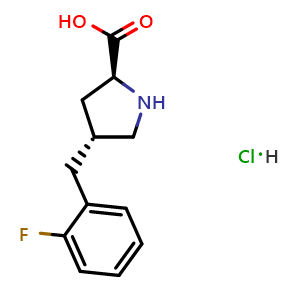 (2S,4R)-4-(2-fluorobenzyl)pyrrolidine-2-carboxylic acid hydrochloride