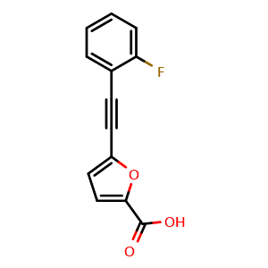 5-((2-fluorophenyl)ethynyl)furan-2-carboxylic acid