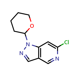 6-chloro-1-(tetrahydro-2H-pyran-2-yl)-1H-pyrazolo[4,3-c]pyridine