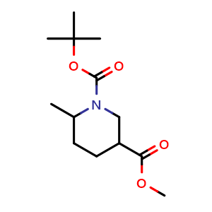 1-(tert-butyl) 3-methyl 6-methylpiperidine-1,3-dicarboxylate