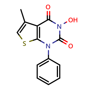 3-hydroxy-5-methyl-1-phenylthieno[2,3-d]pyrimidine-2,4(1H,3H)-dione